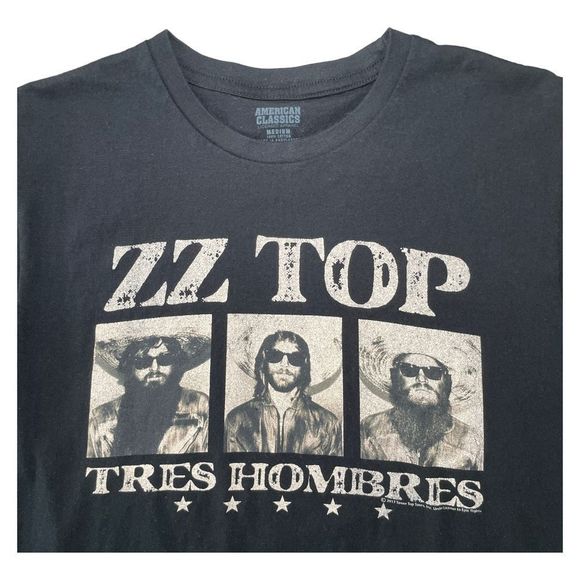 American Classics ZZ Top Tres Hombres T-Shirt Medium - Picture 5 of 5